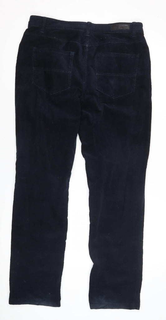 Mens UK Size M Charlie's Vogue Regular Fit Casual Blue Trousers