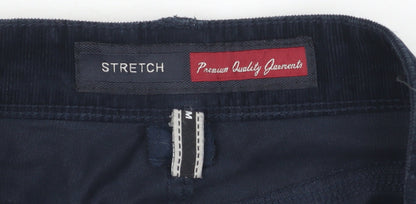Mens UK Size M Charlie's Vogue Regular Fit Casual Blue Trousers
