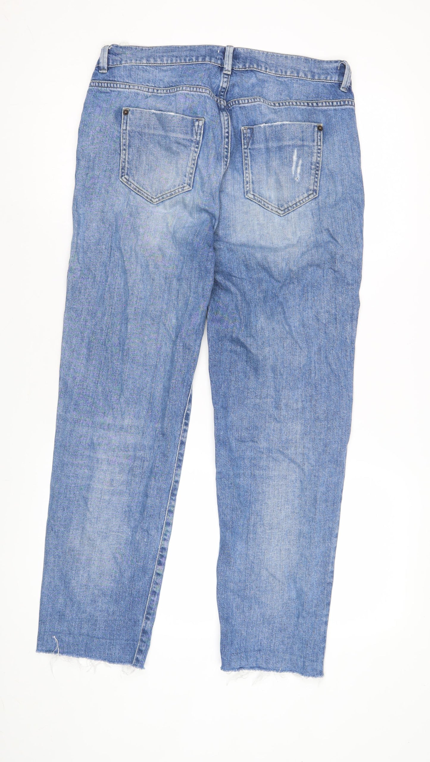 Womens UK Size 8 White Stuff  Boyfriend Blue Jeans