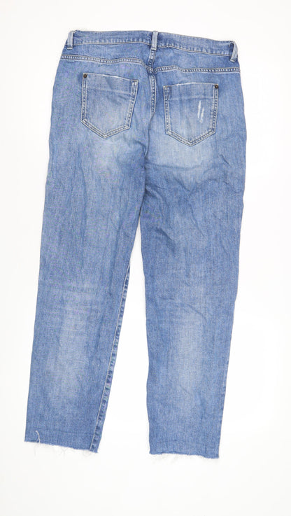 Womens UK Size 8 White Stuff  Boyfriend Blue Jeans