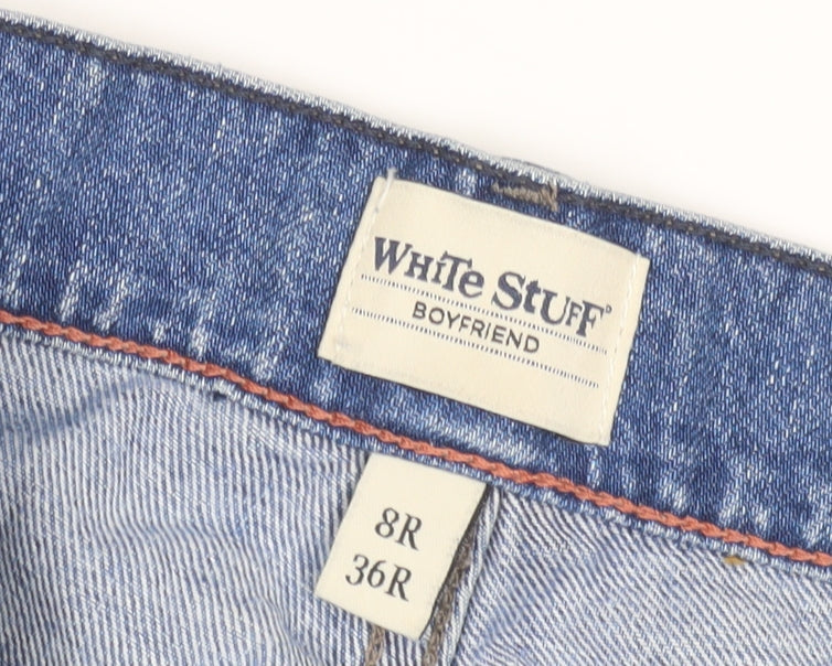 Womens UK Size 8 White Stuff  Boyfriend Blue Jeans
