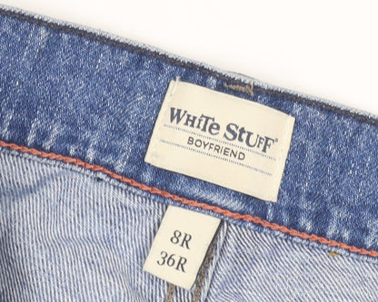Womens UK Size 8 White Stuff  Boyfriend Blue Jeans