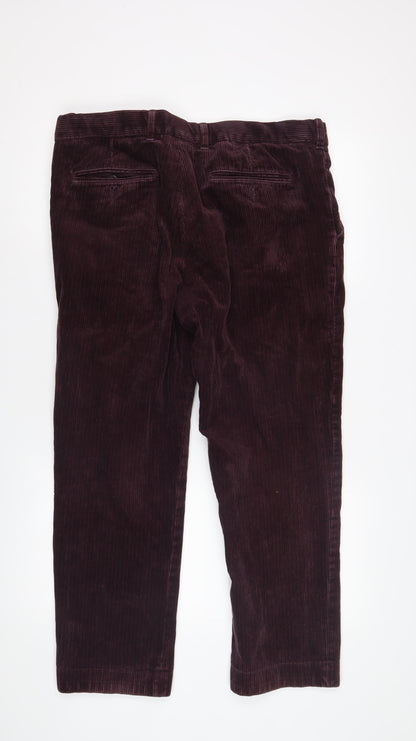 Marks and Spencer Men's Brown Corduroy Trousers L
