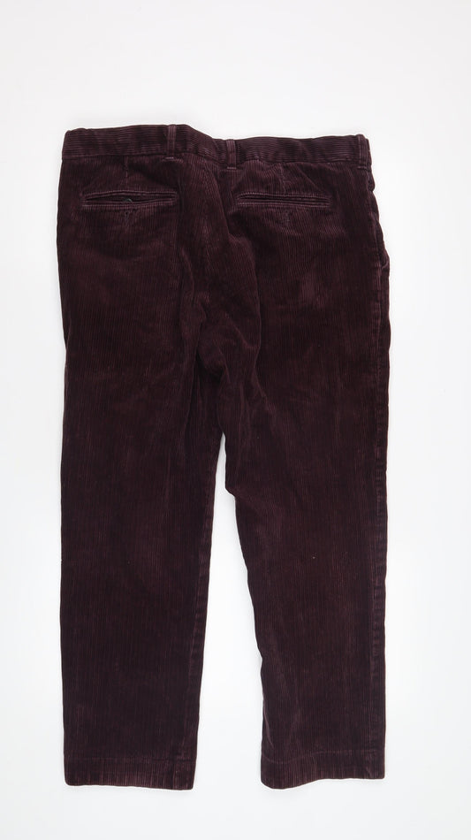 Marks and Spencer Men's Brown Corduroy Trousers L