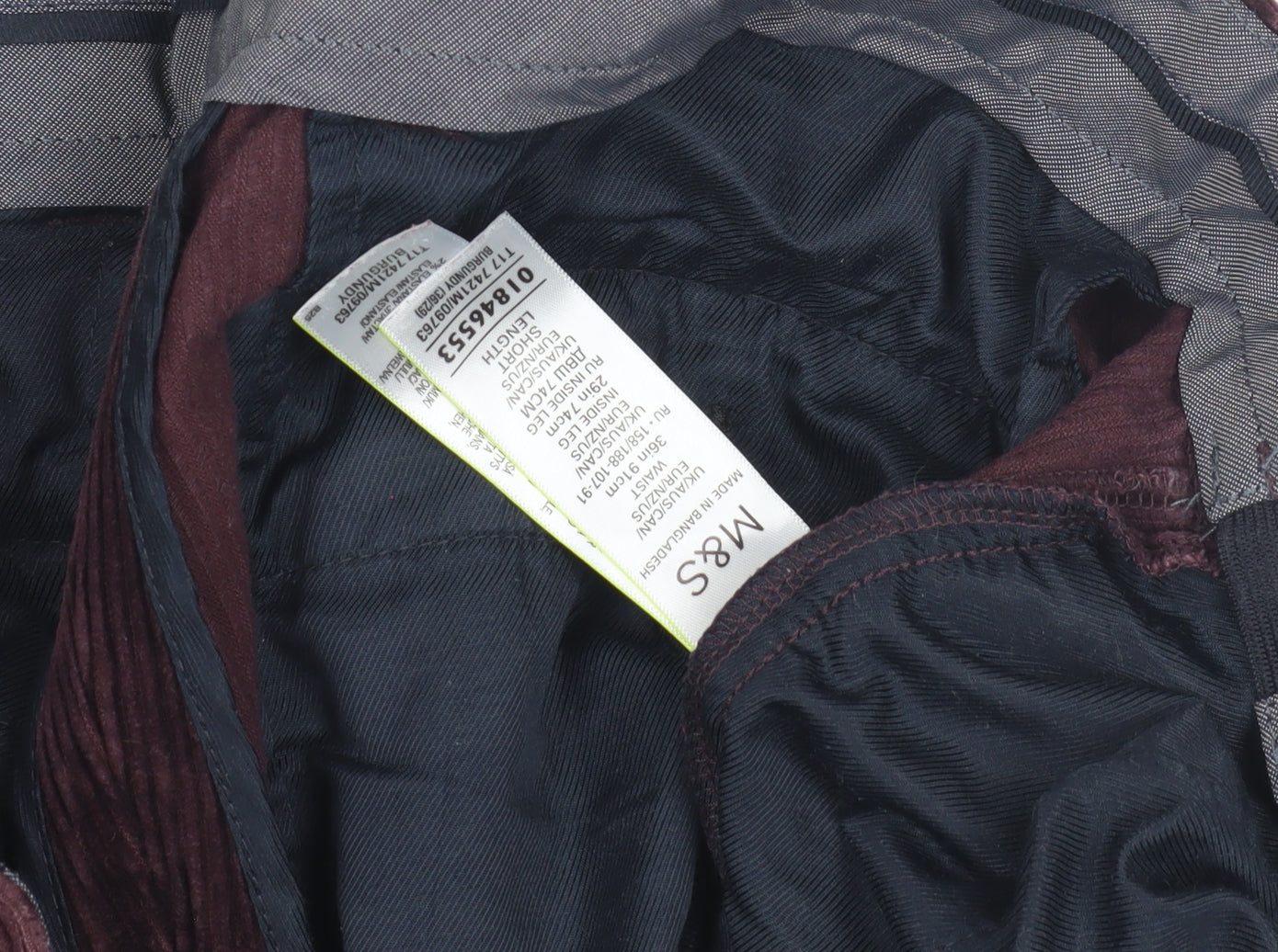 Marks and Spencer Men's Brown Corduroy Trousers L
