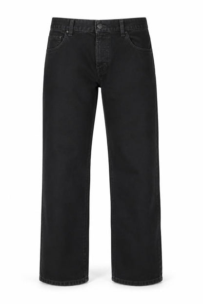 Mens UK Size 32 NEXT Relaxed Fit  Black Trousers