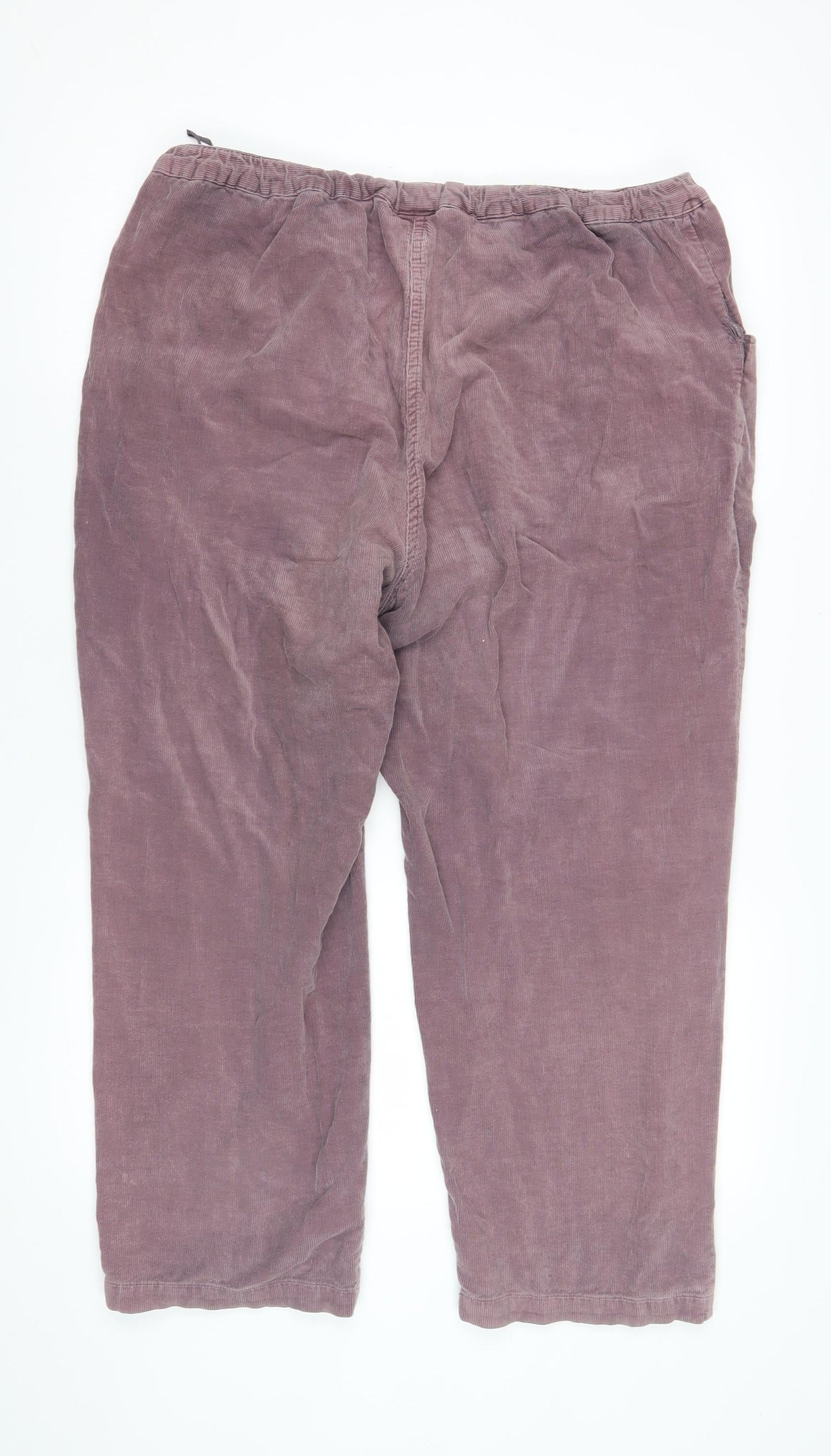 EWM Women's Purple Corduroy Trousers Size 20