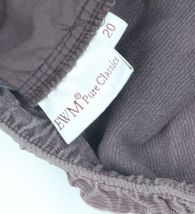EWM Women's Purple Corduroy Trousers Size 20