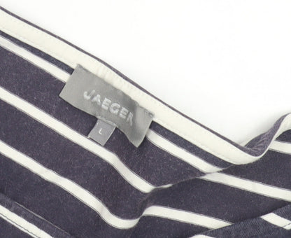 Womens UK Size L Jaeger Blue  T-Shirt