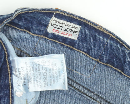 Vour Jeans Boys Blue Straight Leg Denim Jeans M