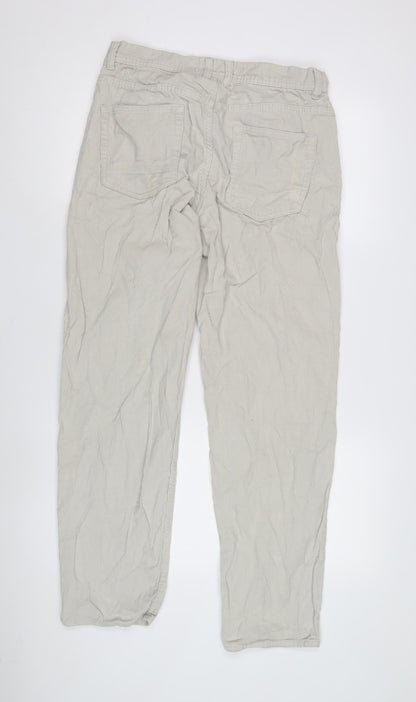 New Look Men's Beige Corduroy Trousers Size 32