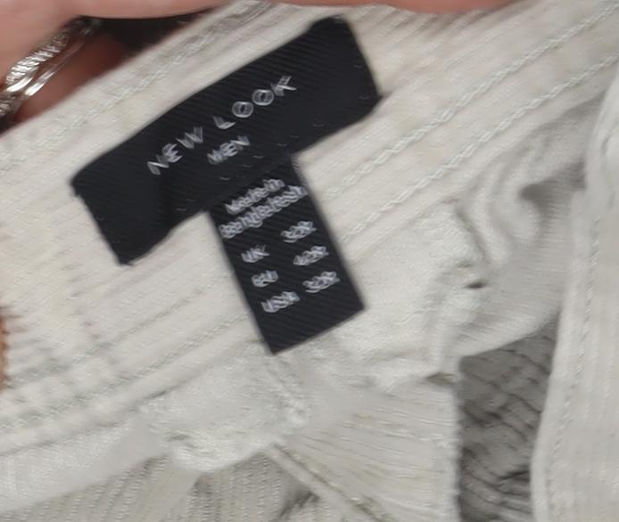 New Look Men's Beige Corduroy Trousers Size 32