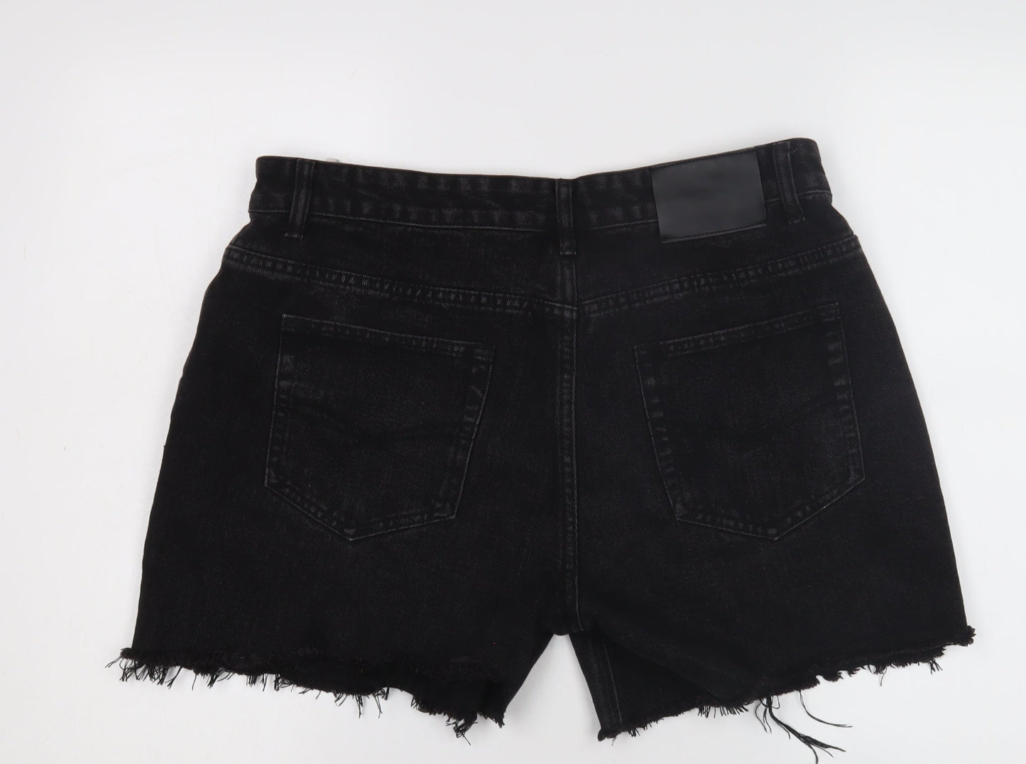 Spindle Women's Black Cut-Off Denim Shorts Size 8