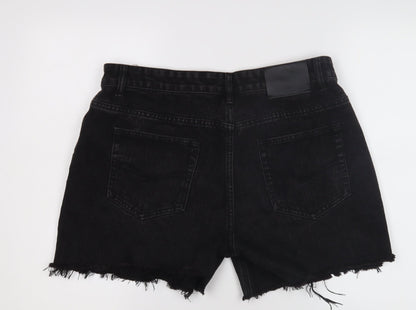 Spindle Women's Black Cut-Off Denim Shorts Size 8