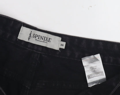 Spindle Women's Black Cut-Off Denim Shorts Size 8