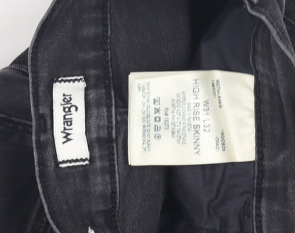 Womens UK Size 12 Wrangler  Skinny Black Jeans