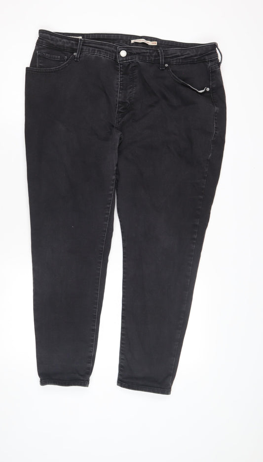 Levi's Women's Black Skinny Jeans Size 24 Plus