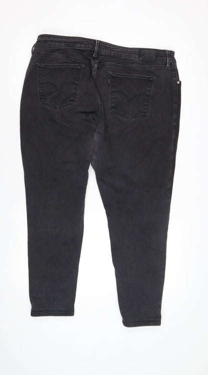 Levi's Women's Black Skinny Jeans Size 24 Plus