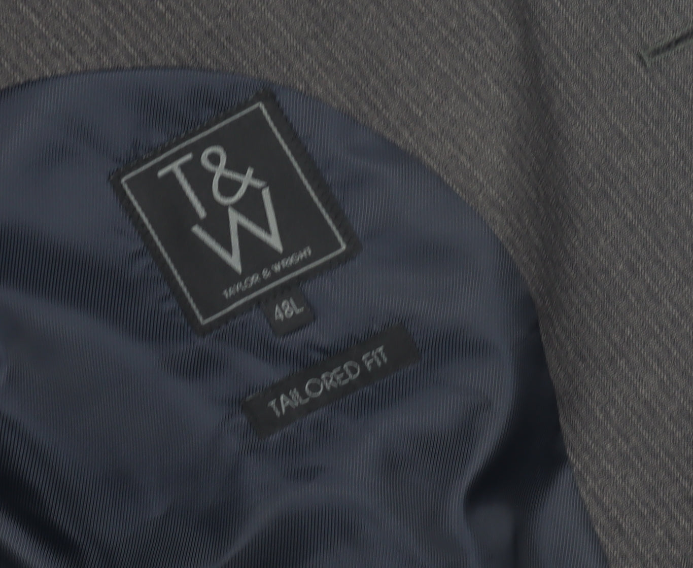 Taylor & Wright Men's Grey Blazer 48L Regular Fit Jacket