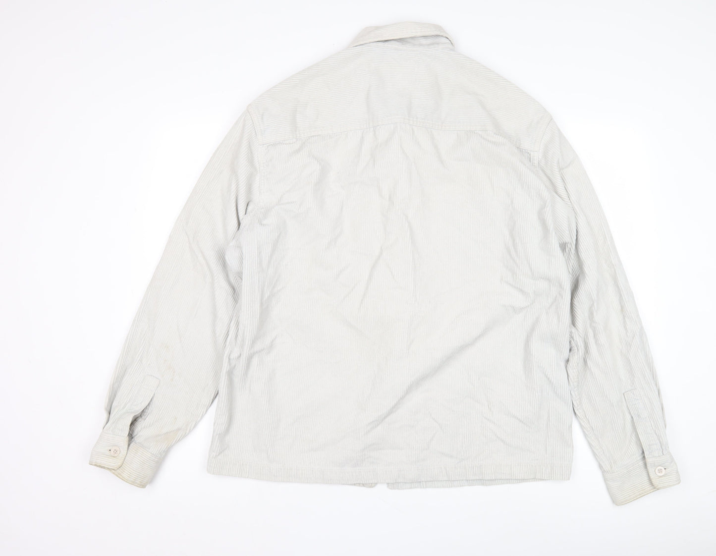 Mens UK Size M H&M White Basic Jacket