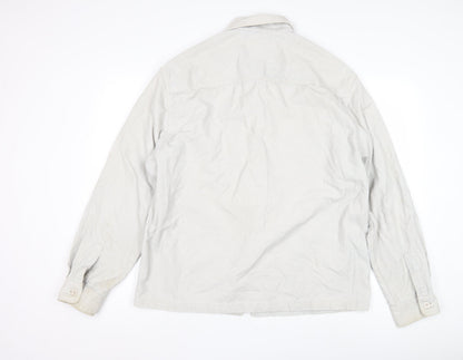 Mens UK Size M H&M White Basic Jacket