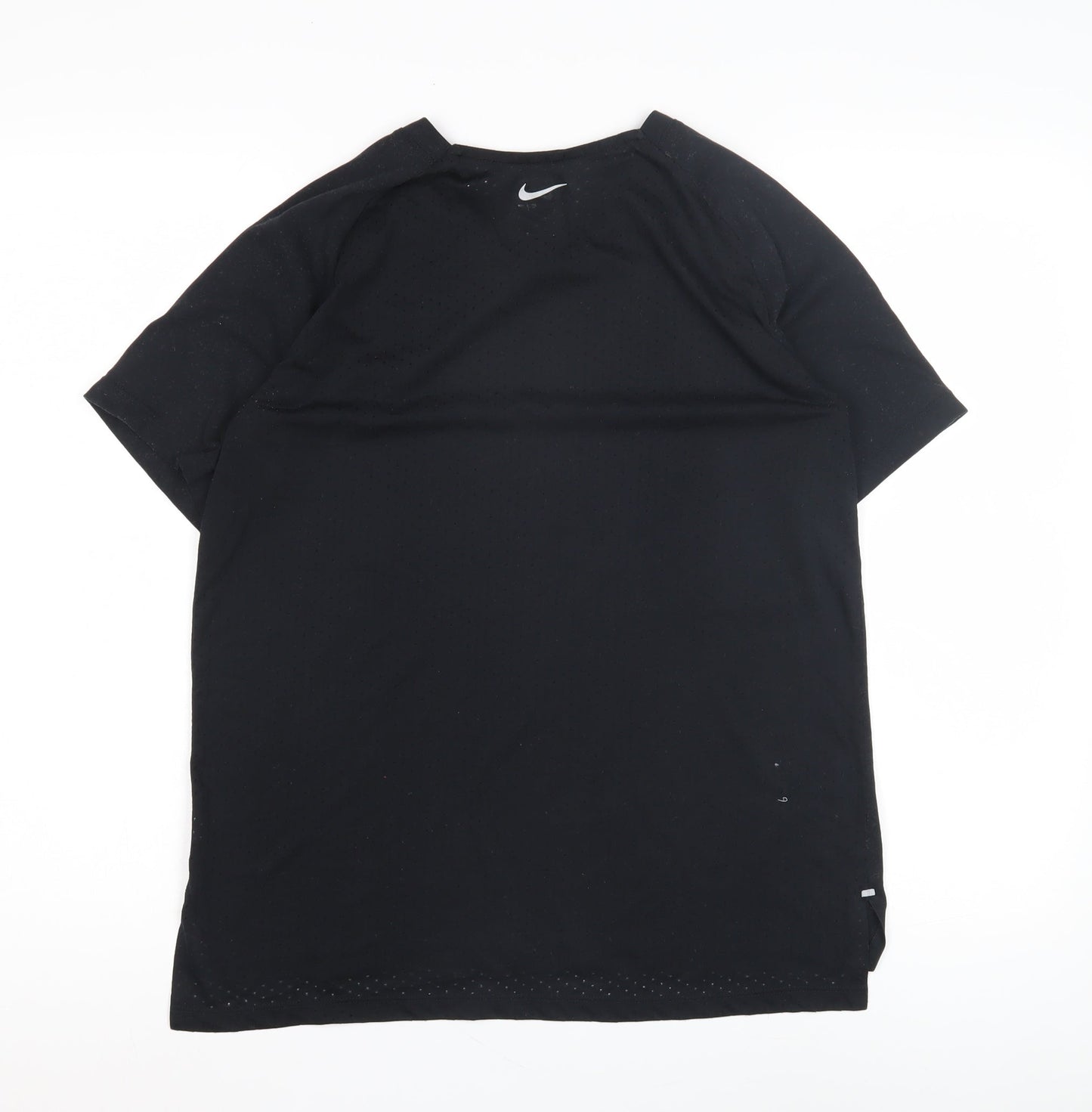 Nike Black Dri-FIT Running T-Shirt, M, Unisex Adults