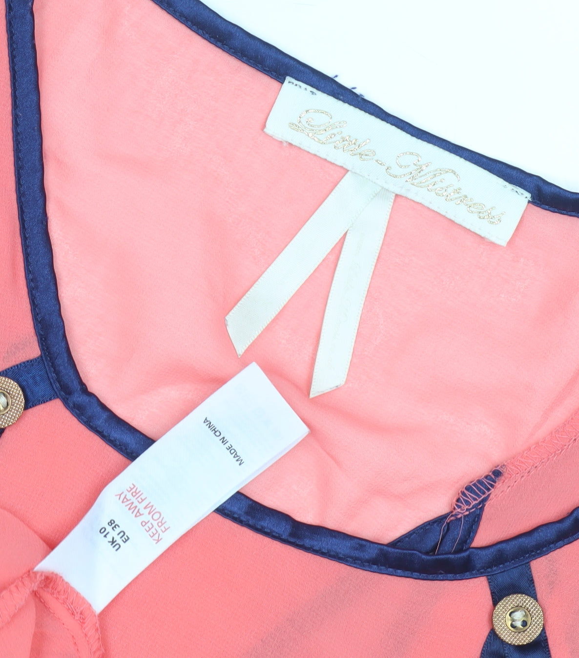 Little Mistress Women's Pink Tank Top Size 10