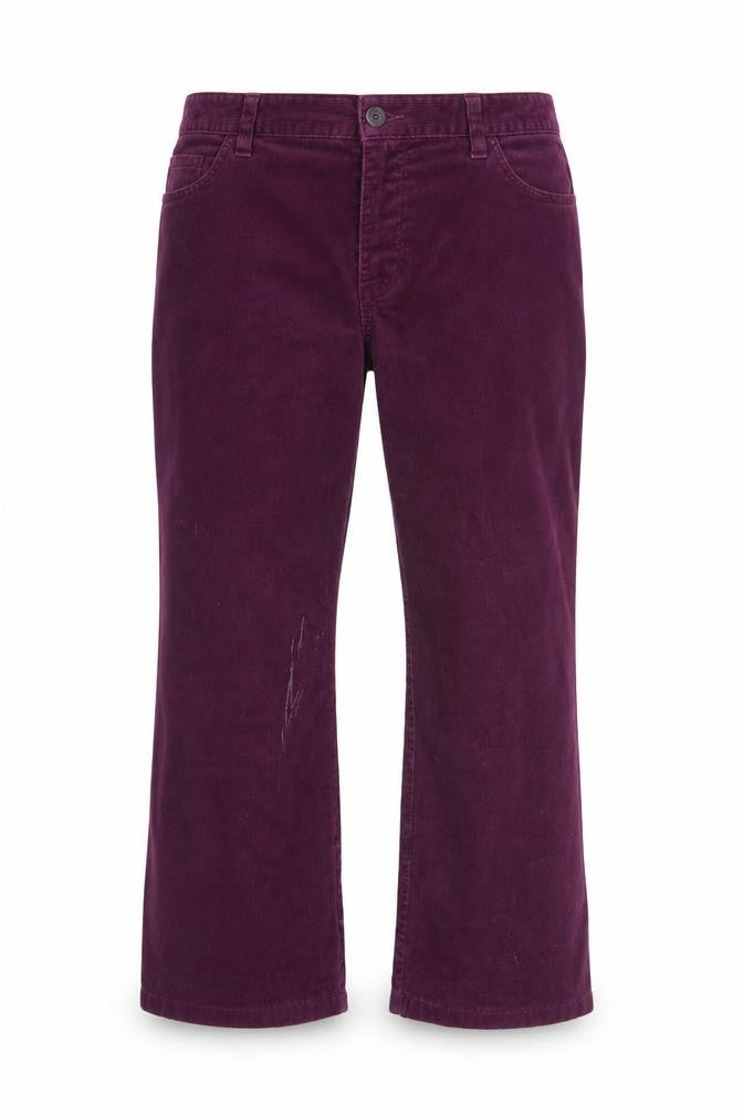 Womens UK Size UK 11 Boden Regular Fit Casual Purple Trousers