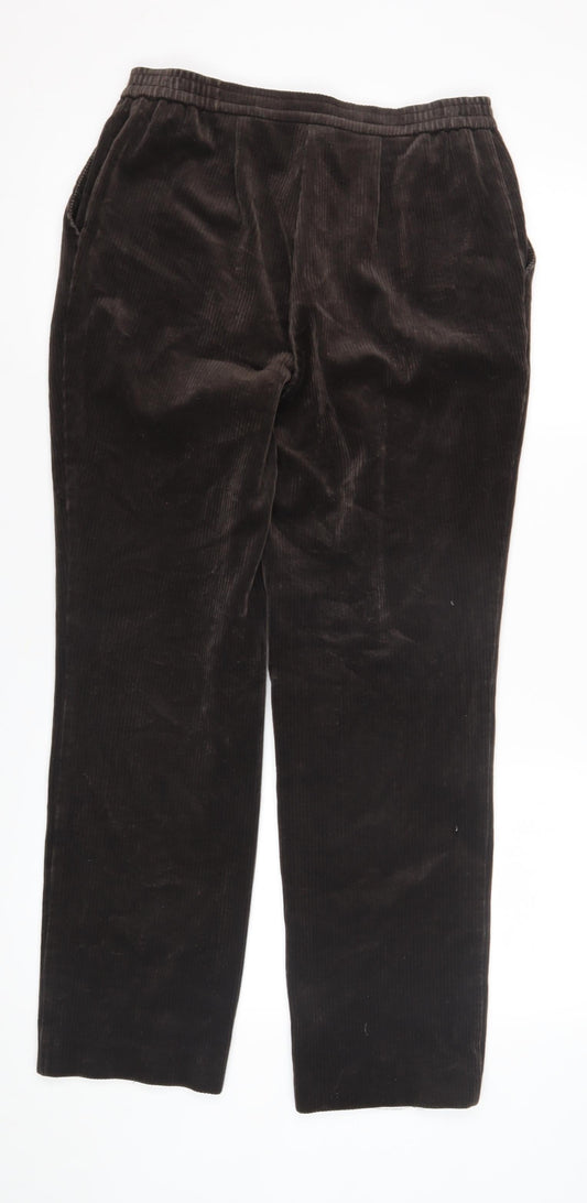 Womens UK Size 10 Finnkarelia Regular Fit Casual Black Trousers