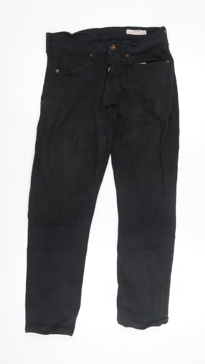 Womens UK Size 30 Marks and Spencer Slim Fit Slim Black Jeans