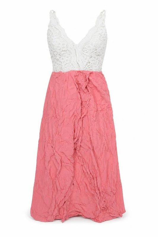 Review Women's Multicoloured Lace Dress XS