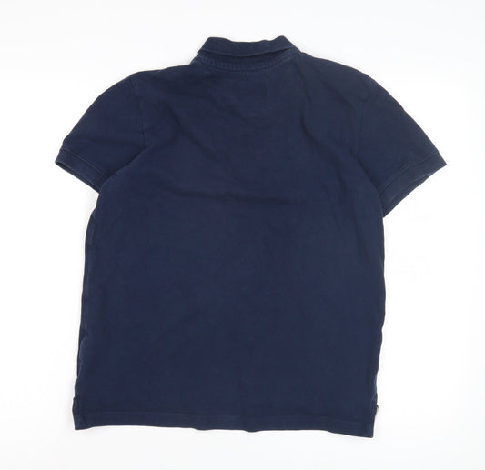 U.S. Polo Assn. Men's Blue M Collared T-Shirt