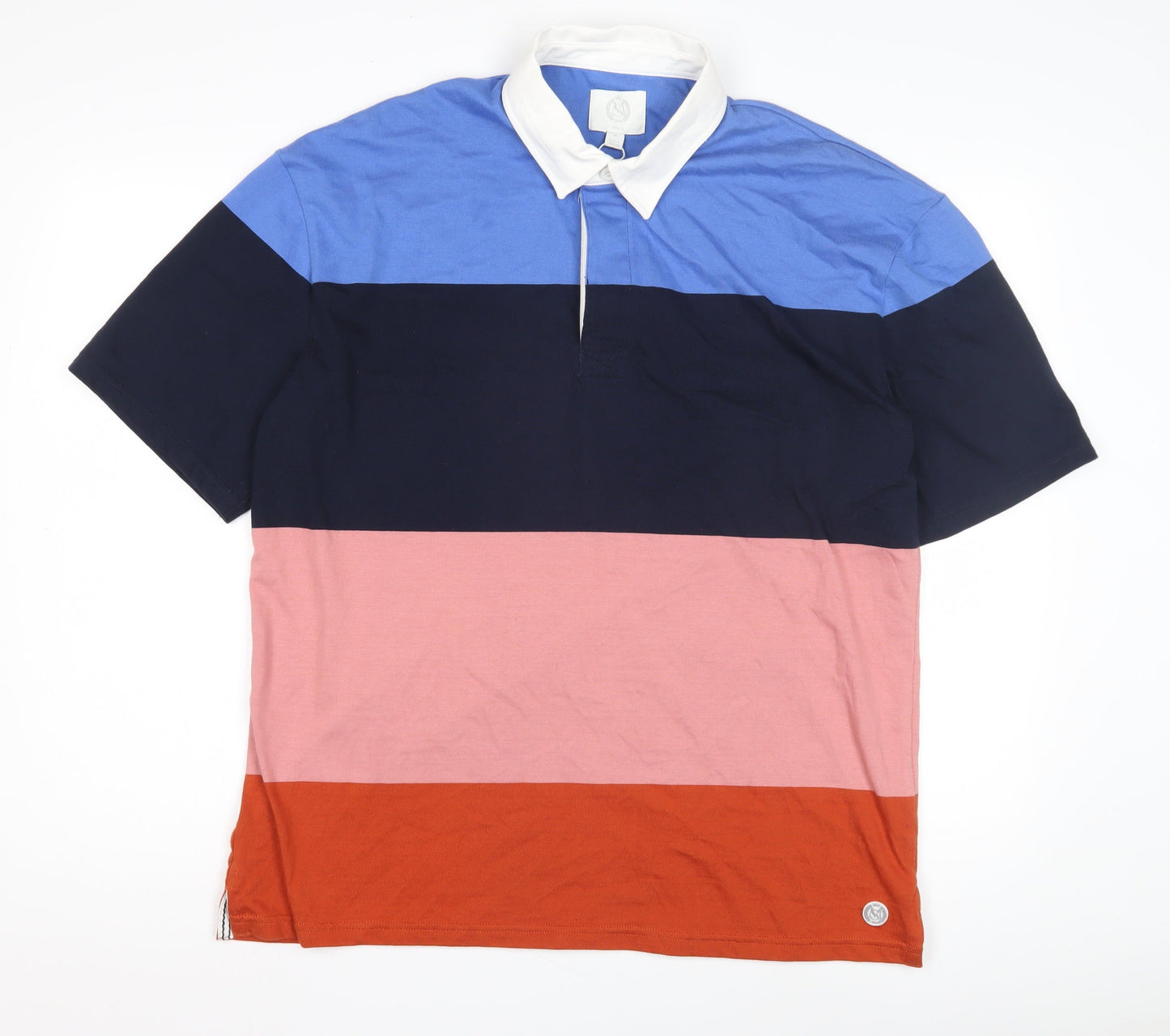 Marks and Spencer Men’s Multicoloured Polo M