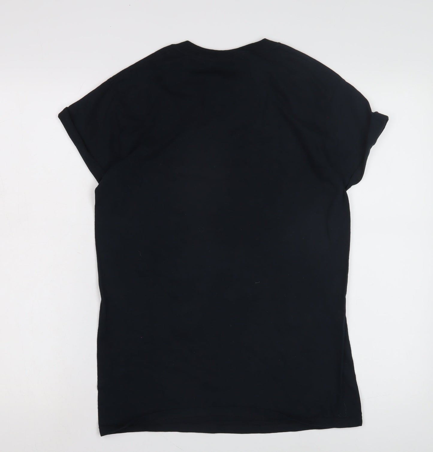 Miss Selfridge Women's Black Graphic T-Shirt, Size S