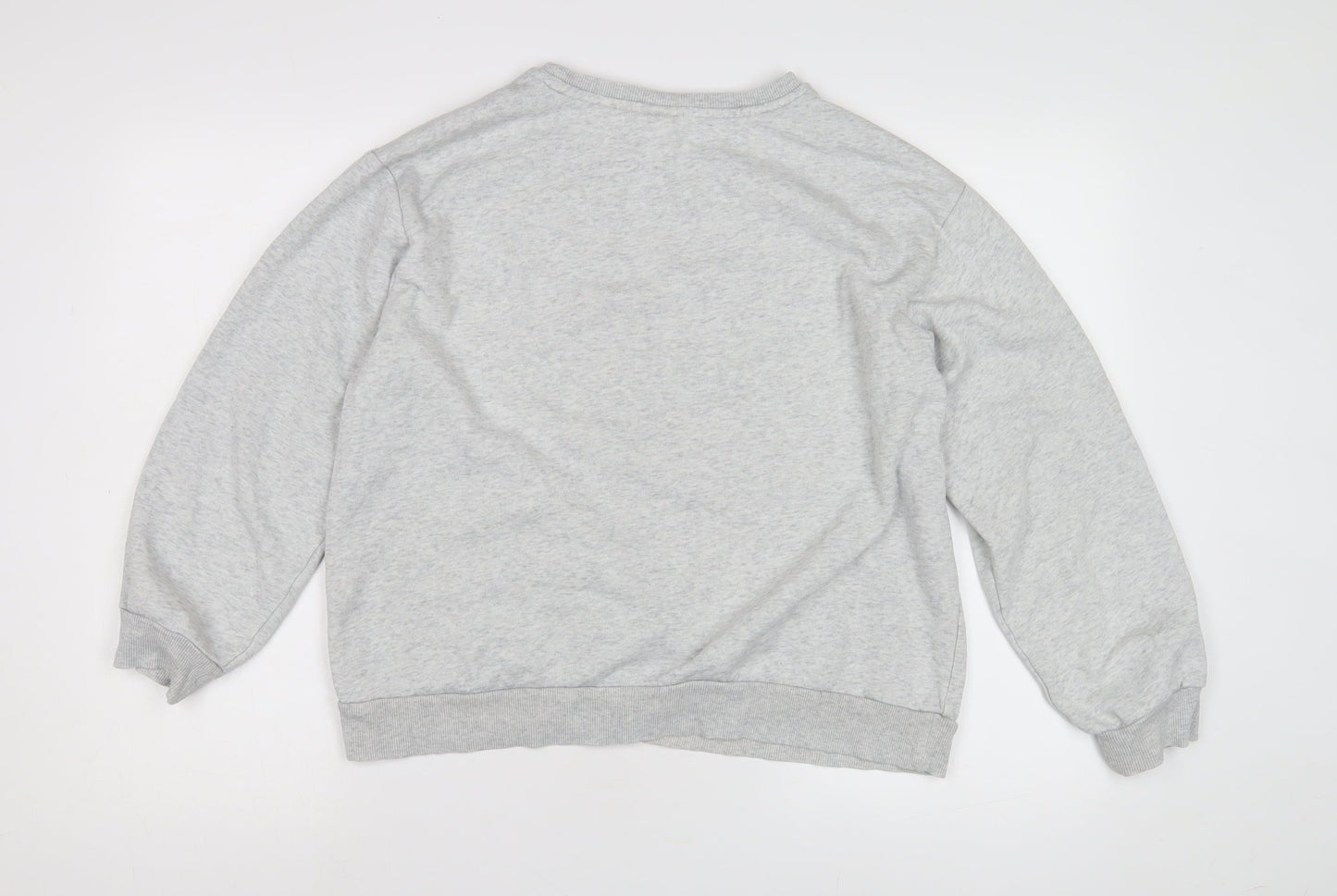 Womens UK Size Medium H&M Grey Pullover Sweatshirt