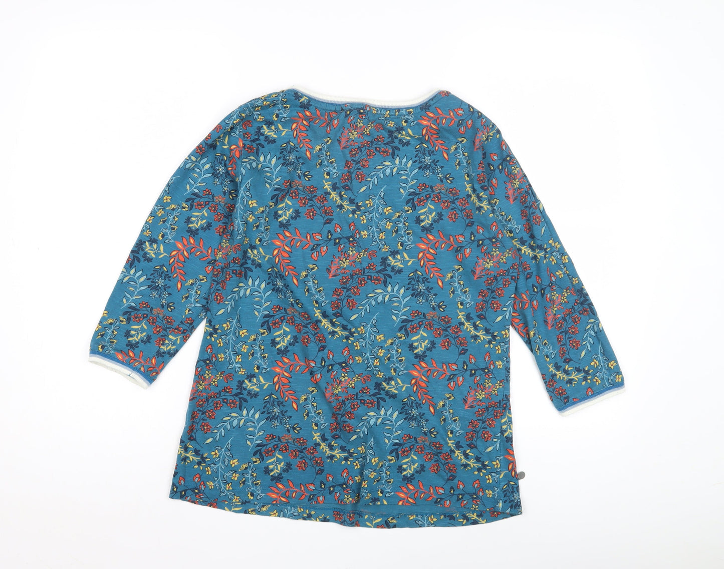 Womens UK Size 8 Brakeburn Multicoloured Basic T-Shirt