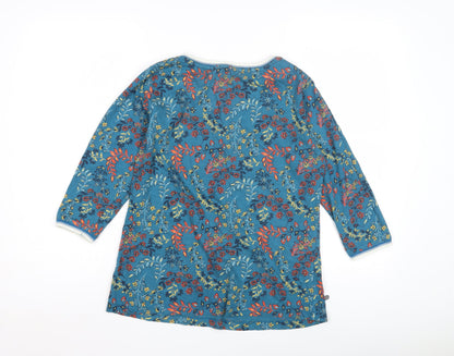 Womens UK Size 8 Brakeburn Multicoloured Basic T-Shirt