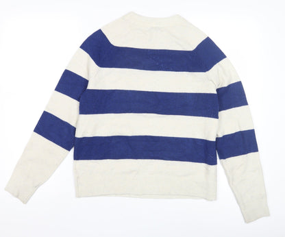 Womens UK Size S Marks and Spencer Blue Pullover Jumper