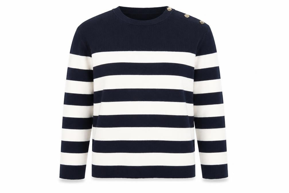 Womens UK Size M Marks and Spencer Blue Pullover Jumper
