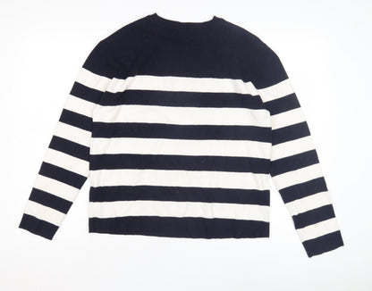 Womens UK Size M Marks and Spencer Blue Pullover Jumper