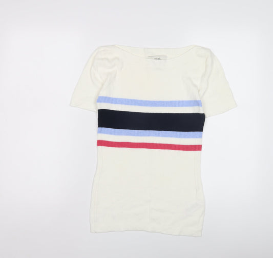 Womens UK Size 8 NEXT Multicoloured Jersey T-Shirt