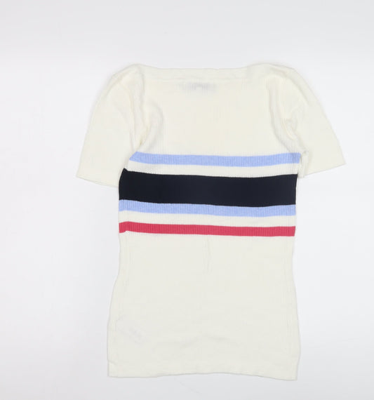 Womens UK Size 8 NEXT Multicoloured Jersey T-Shirt