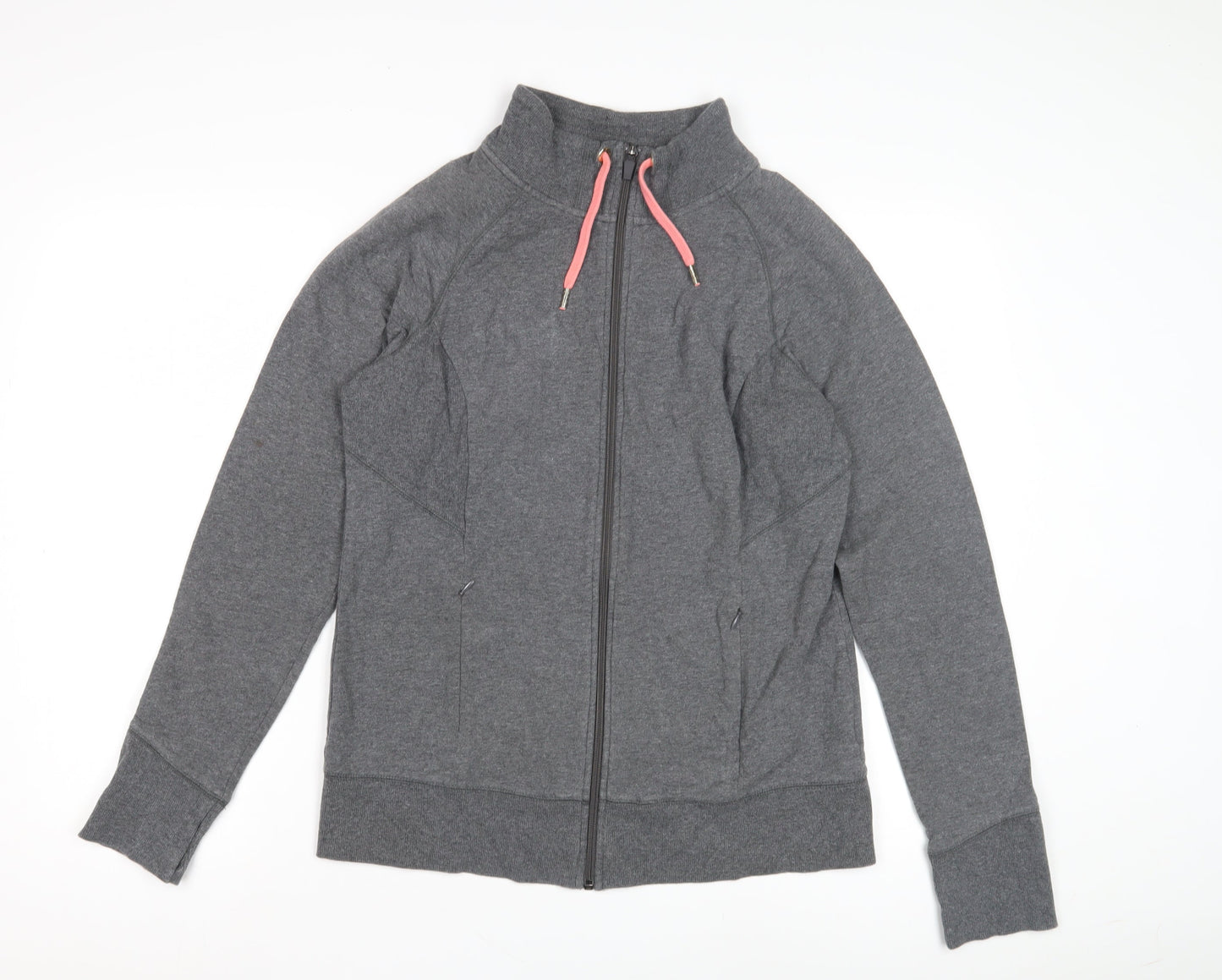 Nine Savannah Miller Women's Grey Zip Jacket L Casual Fit