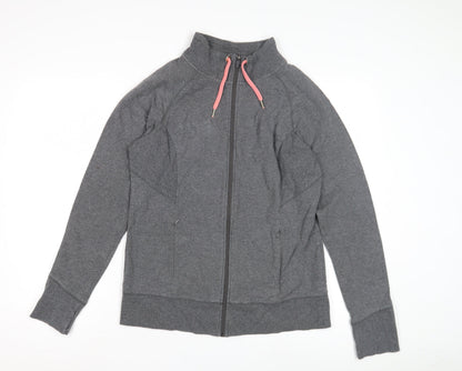 Nine Savannah Miller Women's Grey Zip Jacket L Casual Fit