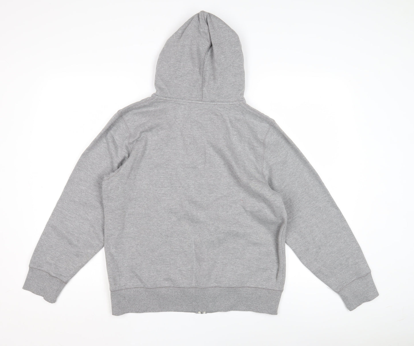 Converse Boys Grey XL Full Zip Hoodie with Logo