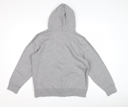 Converse Boys Grey XL Full Zip Hoodie with Logo