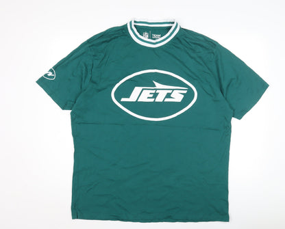 NFL Team Apparel Men's XL Green Jets T-Shirt