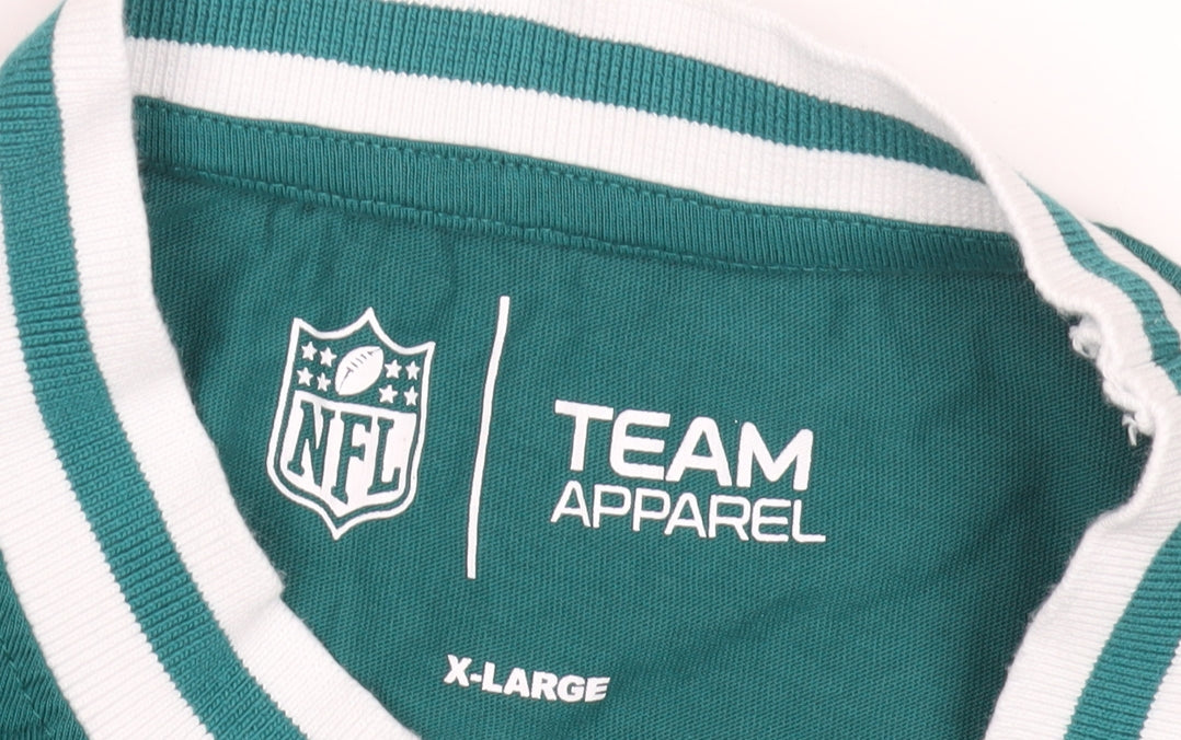 NFL Team Apparel Men's XL Green Jets T-Shirt