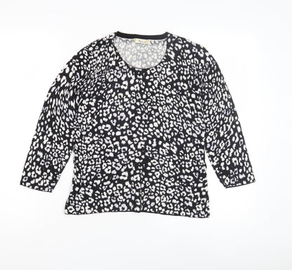 Womens UK Size M Precis Black Pullover Jumper