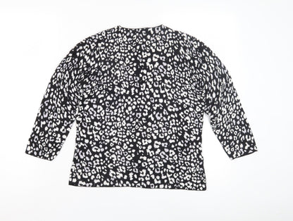 Womens UK Size M Precis Black Pullover Jumper